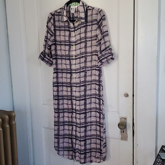 Anthropologie Esley Sheer Button Down Top - Picture 1 of 8